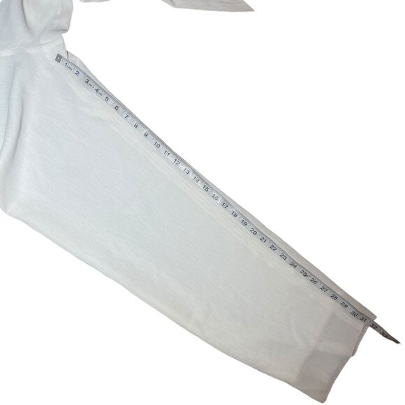 Adolfo Dominguez White High Waist Wide Leg Pants Size 46 - Picture 5 of 7